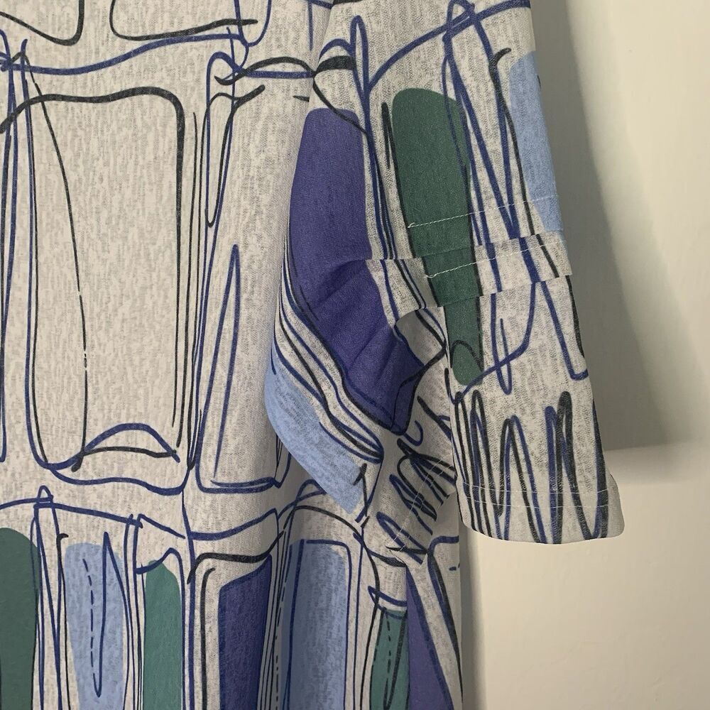 Frederique Dress Boutique Color Block Womens Sz L Knee Length 1/4 Sleeve - Picture 3 of 11